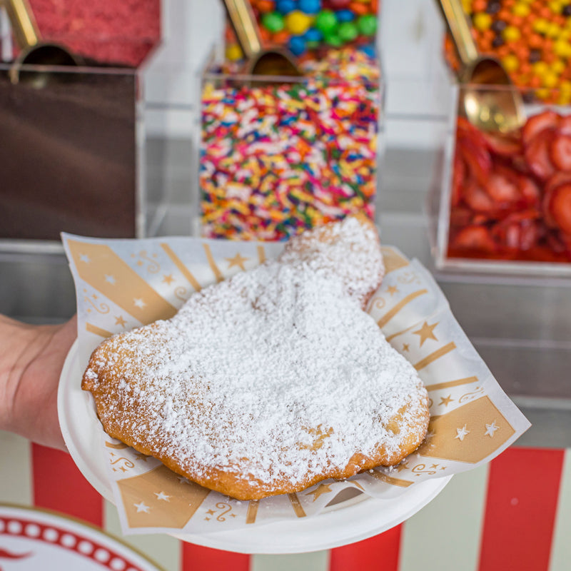 Elephant Ears Wagon with powdered sugar