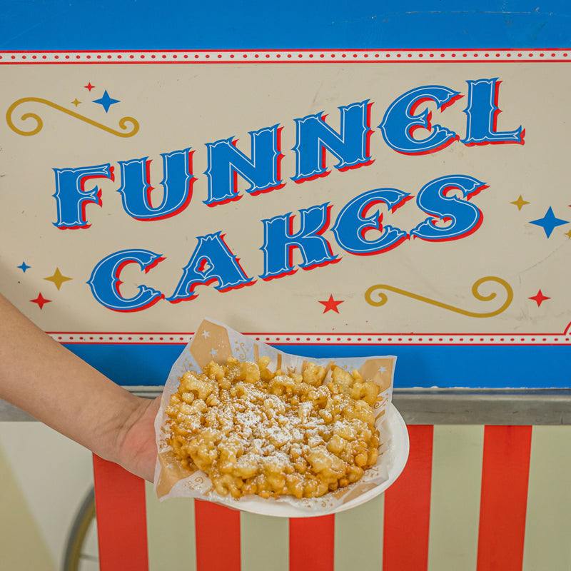 Funnel Cakes Wagon closeup